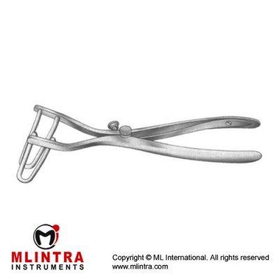 Sims (Schulze-Bergmann) Rectal Speculum With Fiber Optic Illumination Stainless Steel, 22 cm - 8 3/4" 